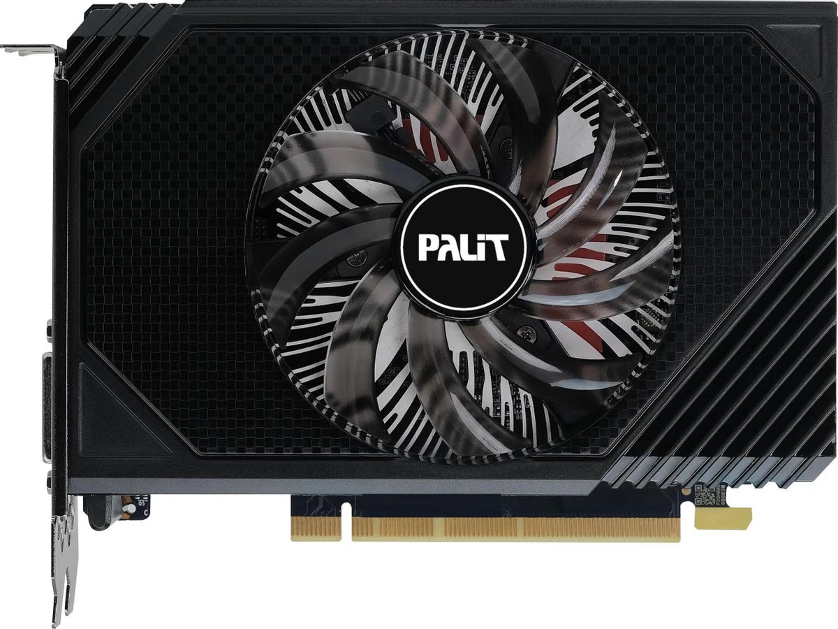 Видеокарта Palit NVIDIA  GeForce RTX 3050 RTX3050 STORMX 6ГБ StormX, GDDR6, Ret [ne63050018je-1070f/1072f]